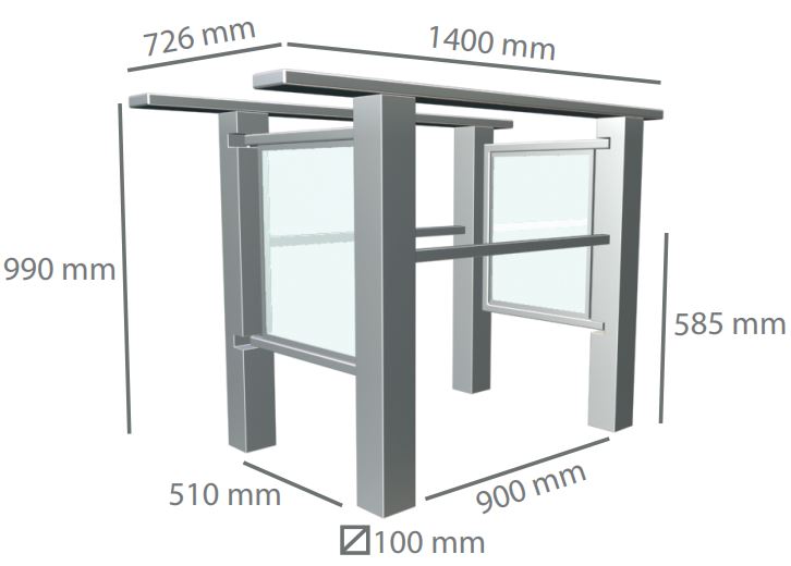 Puerta Unidireccional TM71 – INDUCROM – www.2tec.cl Puerta Unidireccional TM71 2Tec Sistemas www.2tec.cl